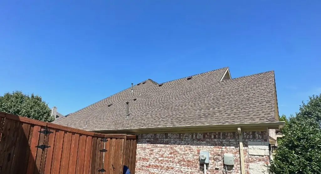 Completed roof replacement project in Covina
